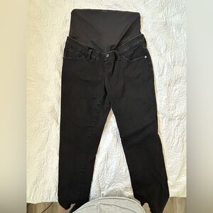Abercrombie Maternity jeans. Black, size 30/10. EUC.